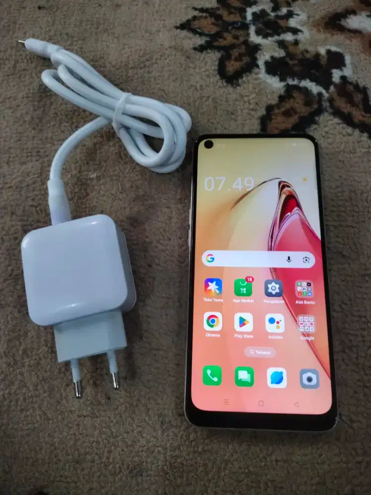 Oppo Reno 8(8+8/256) HP cas normal semua cuman FP aja off.NFC.PAS