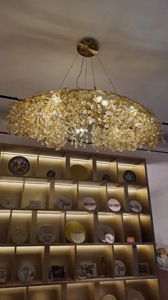 Jual lampu gantung kristal murah berkwalitas harga kompetitif