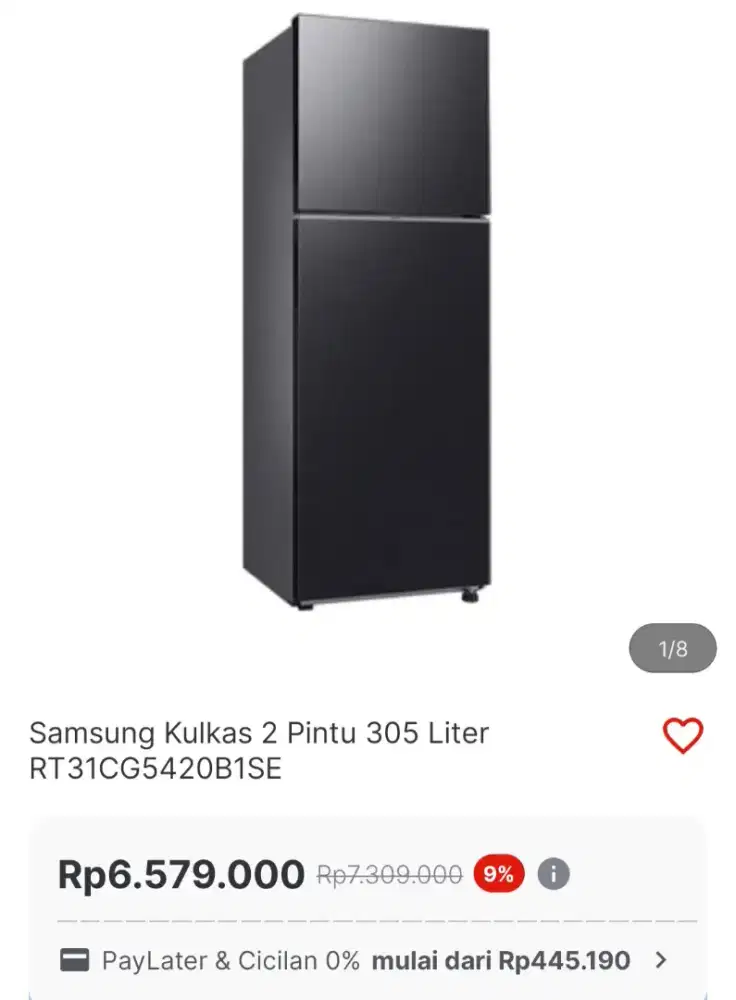 Kulkas samsung 2 pintu atas bawah