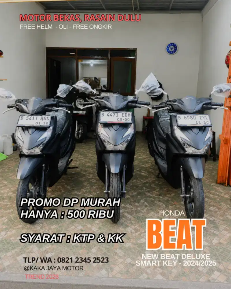 [DP 500 AJA] BEAT DELUXE SMARTKEY 2025 BARANG GRESS