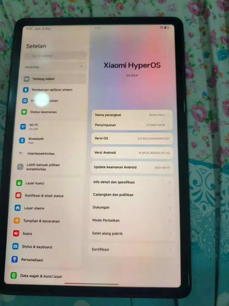 Redmi Pad 2 RAM 4/128GB  mulus