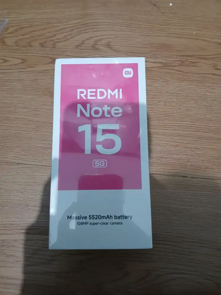 jual hp Redmi Note 15 5G 8/258 kondisi baru