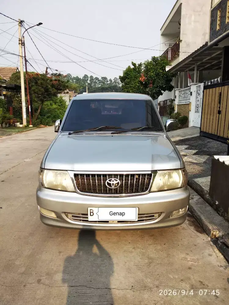 Kijang LGX EFI 1.8cc manual SILVER 2003 Ori mls.