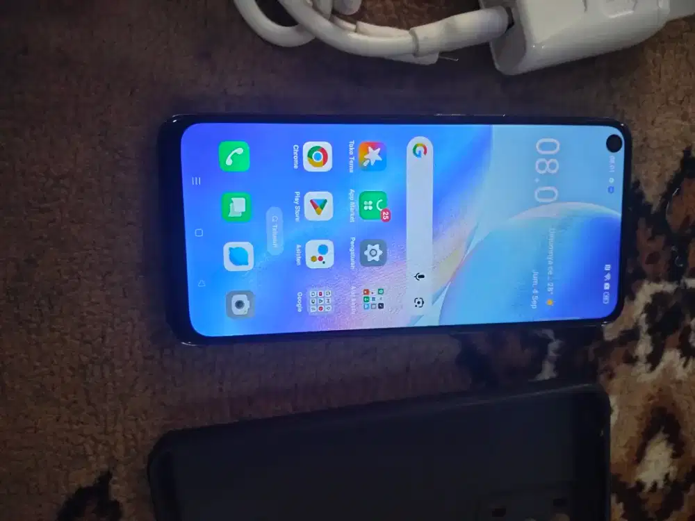 Oppo Reno 5 (8+8/128) hp cas normal semua cuman FP aja off.NFC.PAS