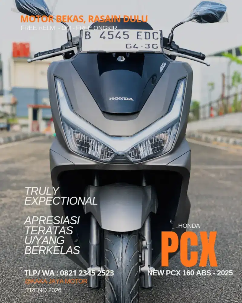 NEW PCX 160 ABS 2025 Silver Bergaransi