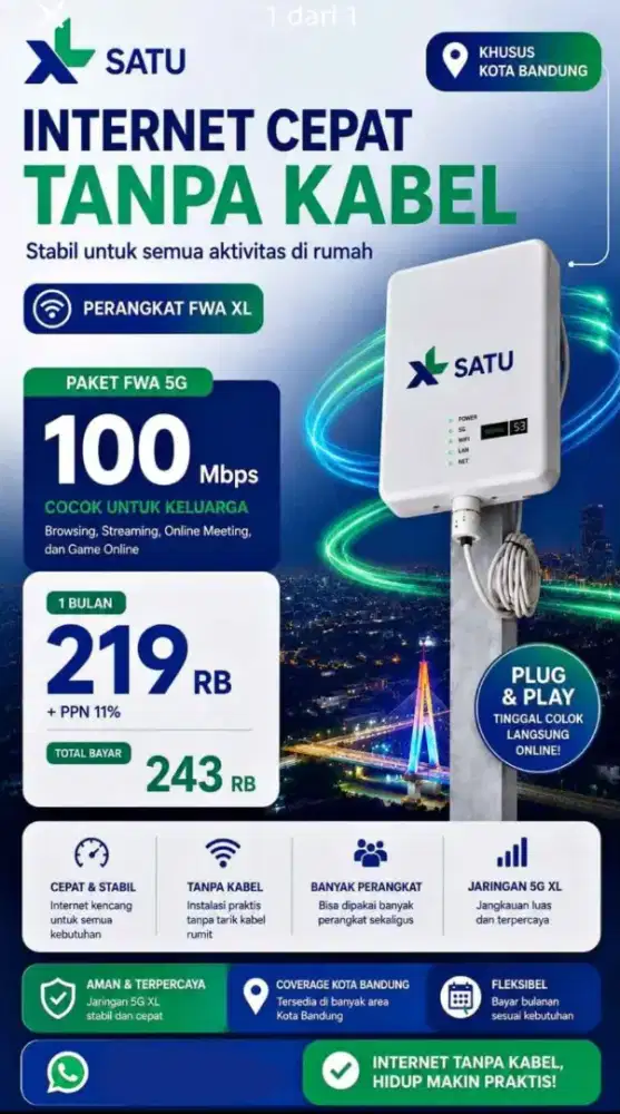 XLSmart wifi tanpa kabel