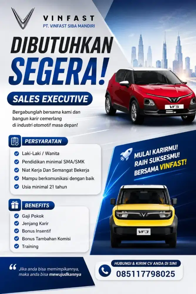 Lowongan Sales Otomotif