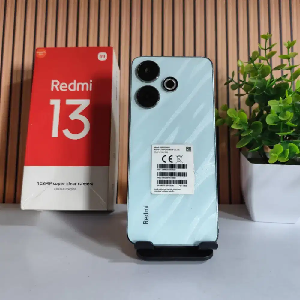 Redmi 13 ram 8/256 fullset mulus