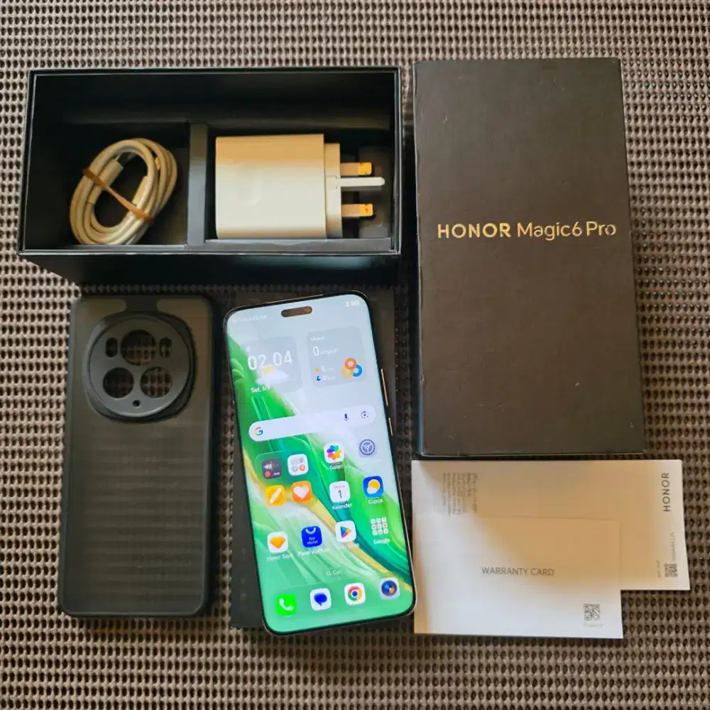 Honor Magic 6Pro 5G Ram 12 Internal 512 Mulus Fullset Ori