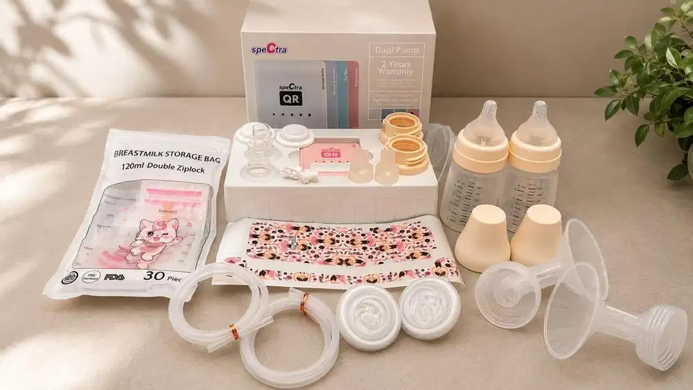 DIJUAL PRELOVED SPECTRA QR BREAST PUMP – DUAL PUMP