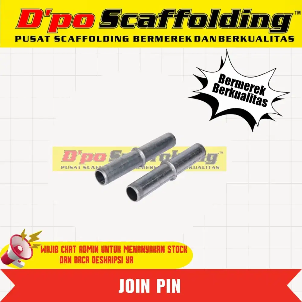 Sambungan join pin scaffolding