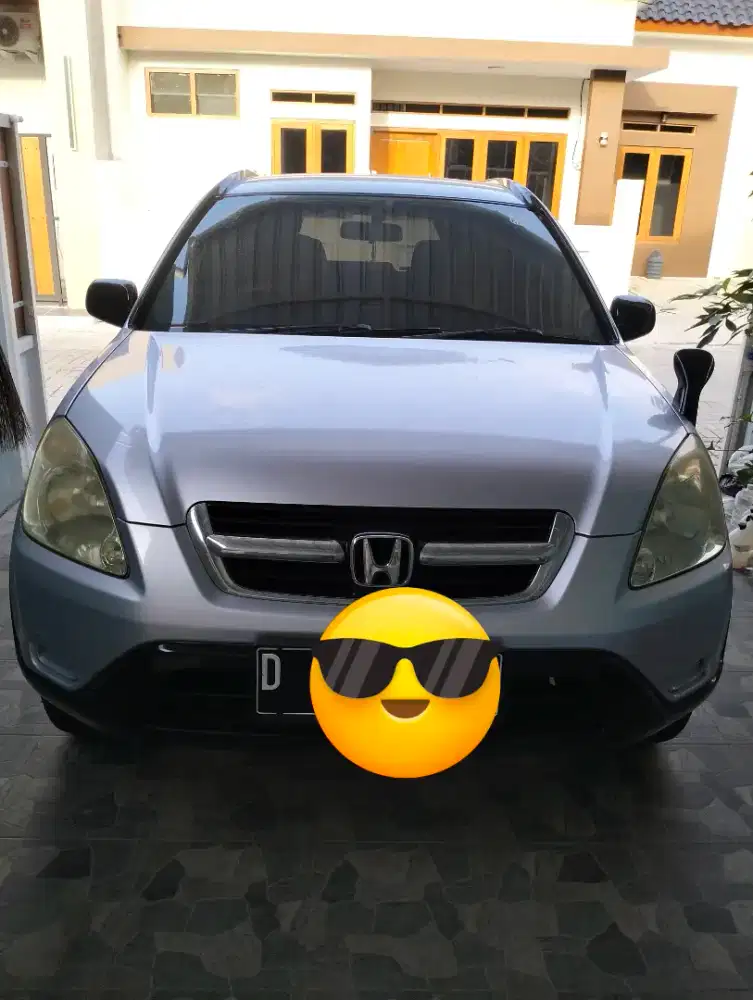 Honda CRV Gen 2 Tahun 2003 A/T Silver Plat D Kotamadya