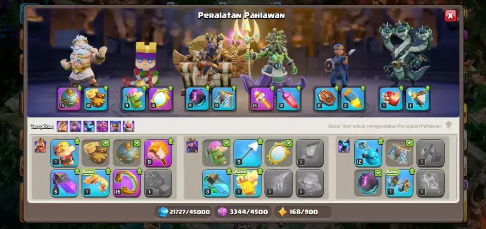 Coc th 15 semi max tema dewa Olympus