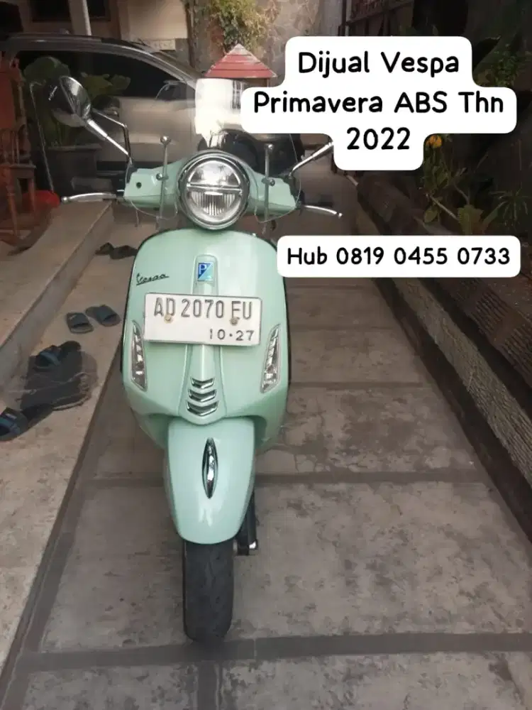 Dijual Vespa Primavera ABS th 2022 Kondisi Istimewa