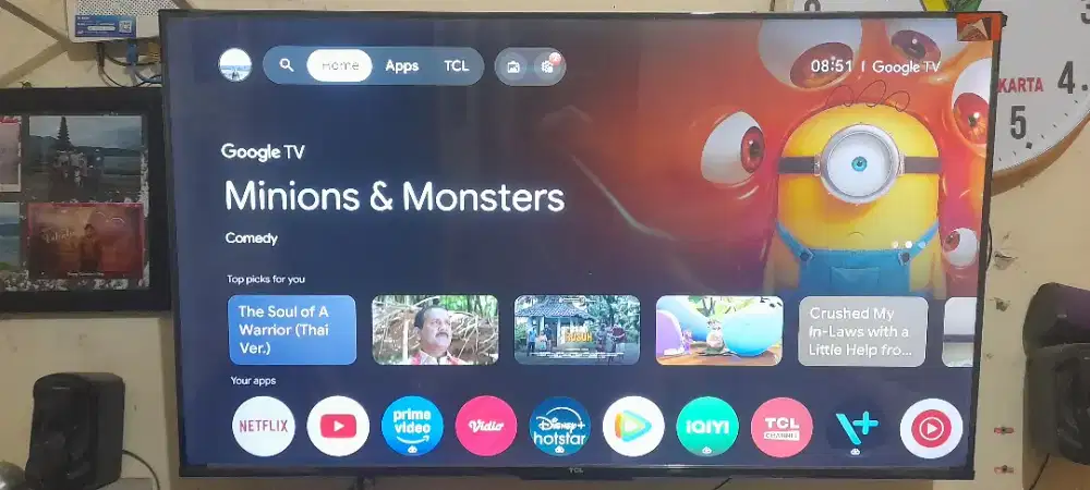 TCL GOOGLE TV 4K UHD 43V6B