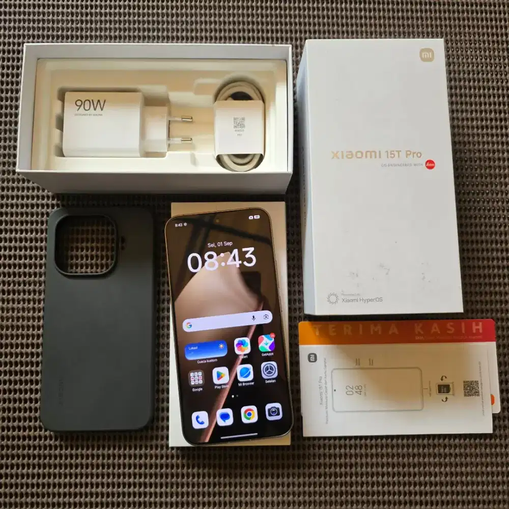 Xiaomi 15T Pro 5G 12/512 Mulus Fullset Ori Garansi Aktif