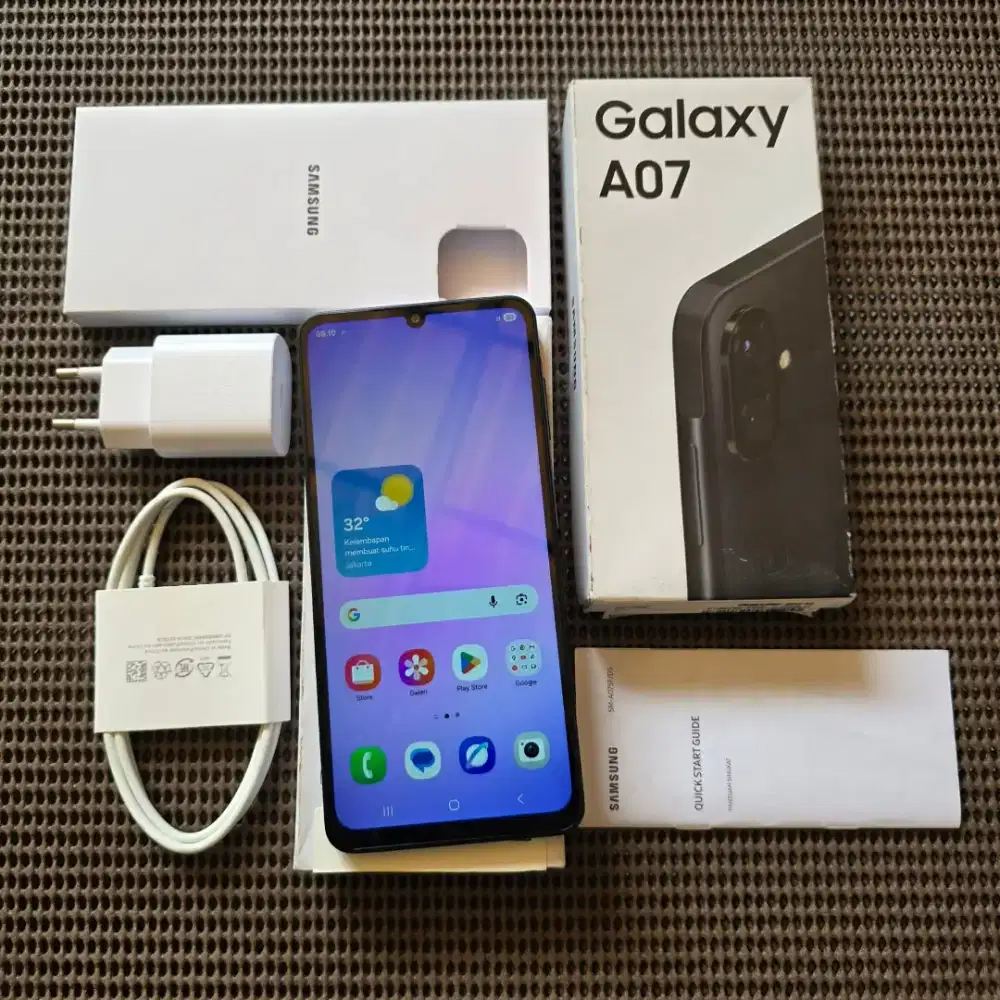 Samsung A07 Sein 4/128 Mulus Fullset Original