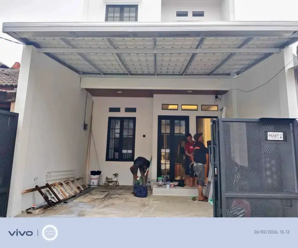Kanopi baja ringan dan garasi