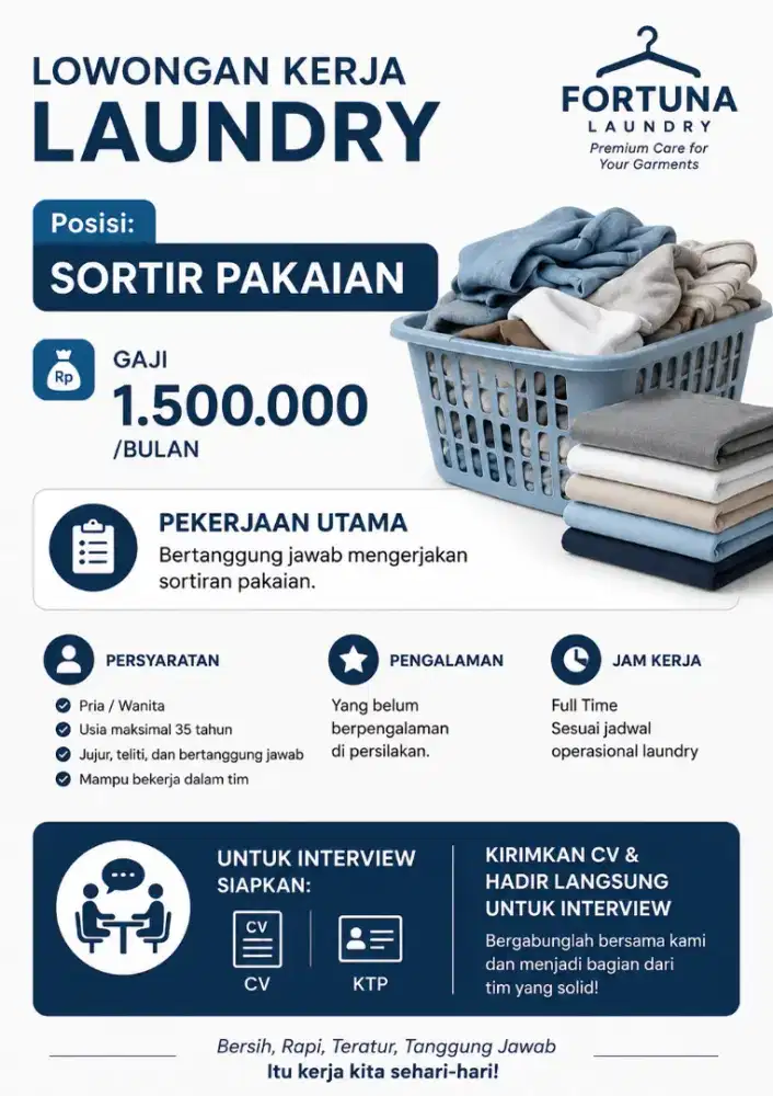 LOKER LAUNDRY BAGIAN SORTIR