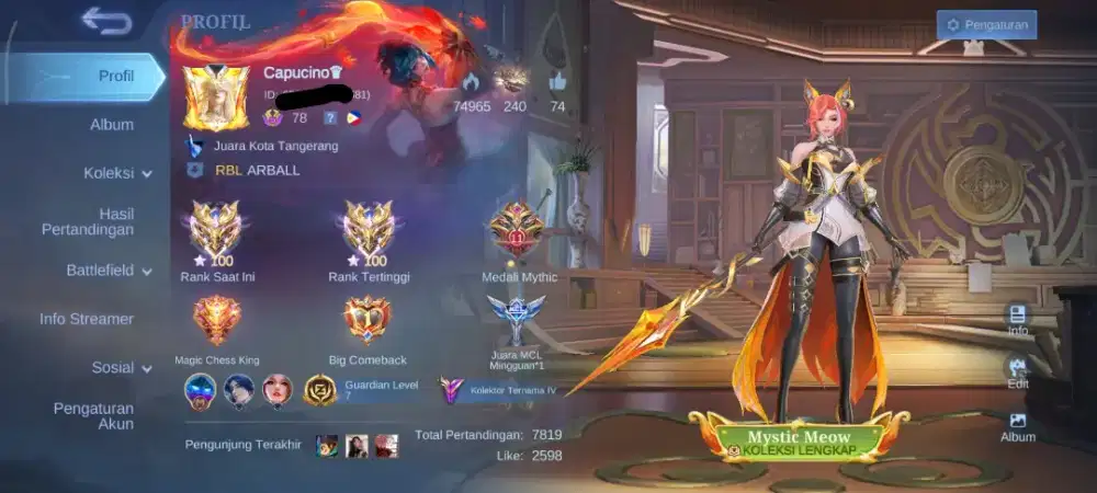 Akun mobile legend