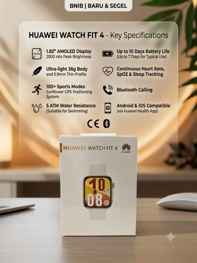 Huawei Watch Fit 4 Putih