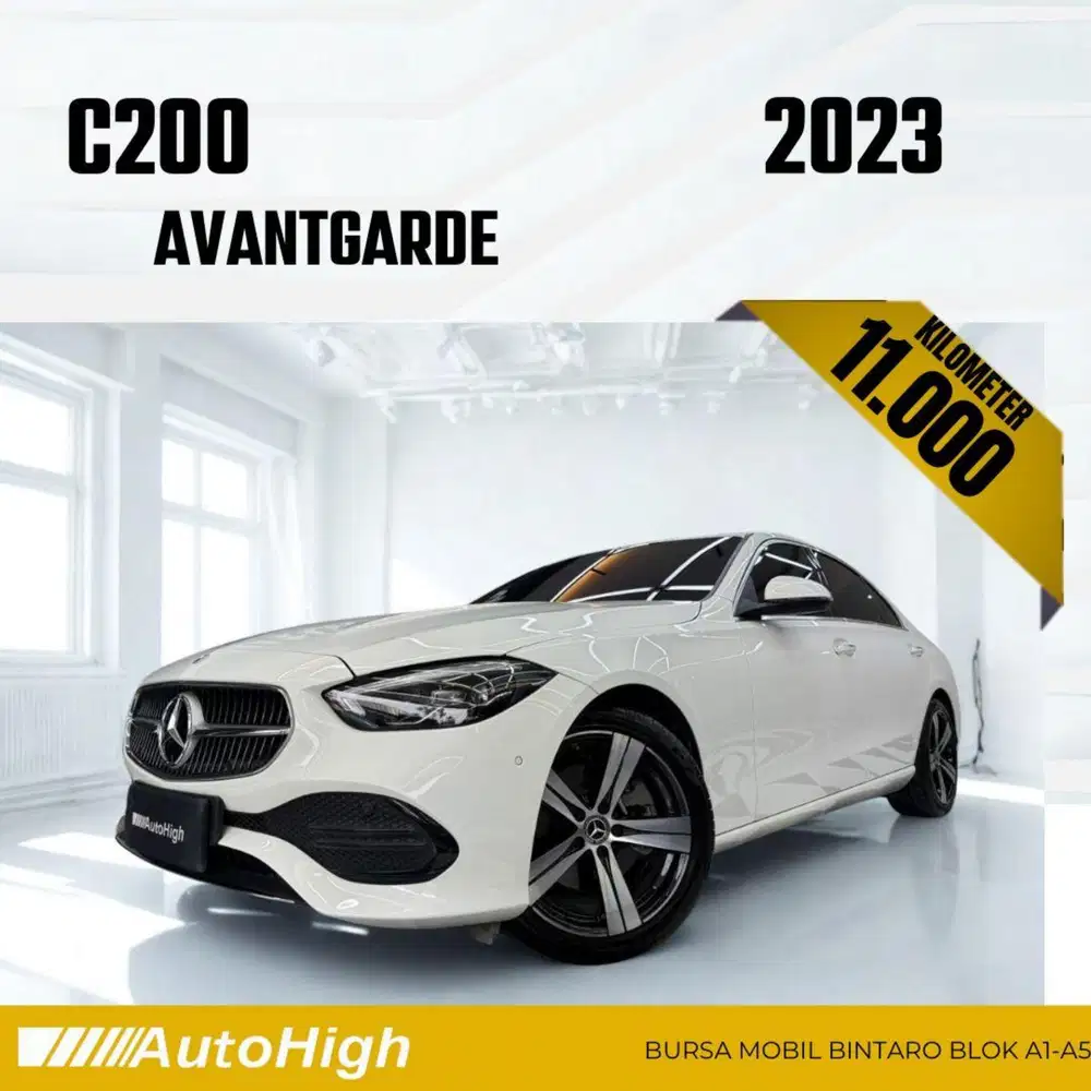 DP10% [Km11.000] C200 Avantgarde 2023 White Reg 2024 #AUTOHIGH
