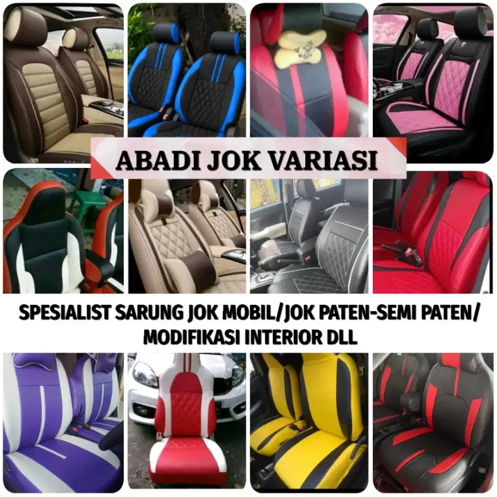 Sarung jok mobil/karpet dsr/modifikasi siap antr pasang se Jabodetabek
