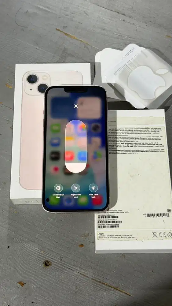 IPHONE 13 Pink 128GB Terdaftar Lengkap