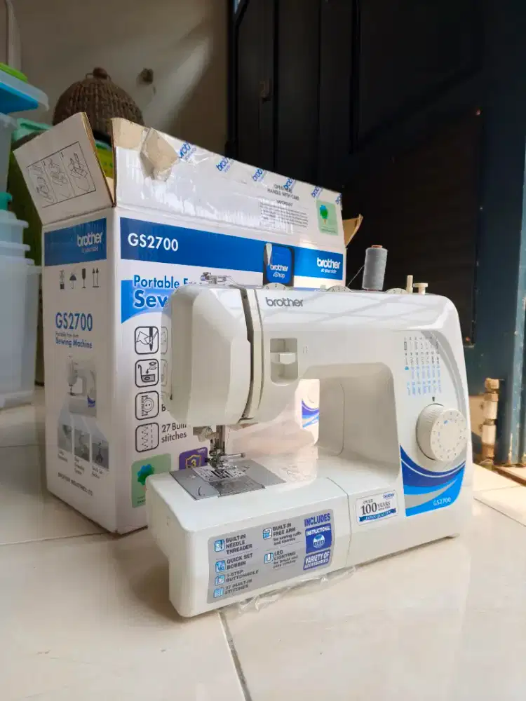 Mesin Jahit Portable Brother GS2700 Second Mulus Berfungsi Normal