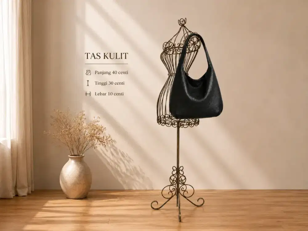 HOBO BAG 'LEATHER'