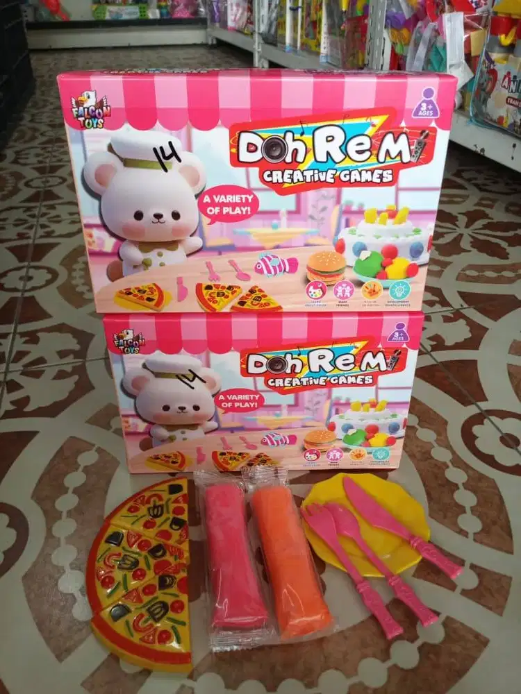 mainan anak fundoh pizza doremii
