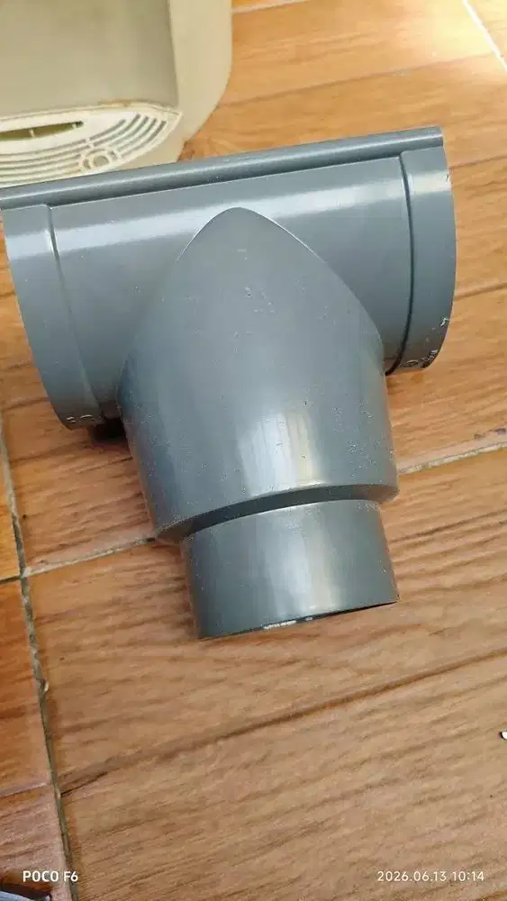 Corong Talang Air Setengah Lingkaran 6 Inch Corong Sambungan Pembuanga