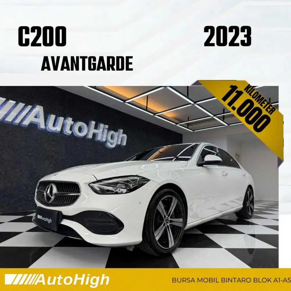 DP10% [Km11.000] C200 Avantgarde 2023 White Reg 2022 #AUTOHIGH