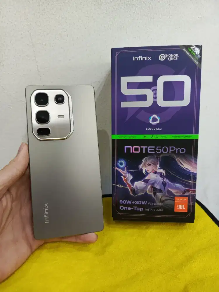 Infinix Note 50 Pro 8/256 Fullset Ori Nominus, Siap Pakai