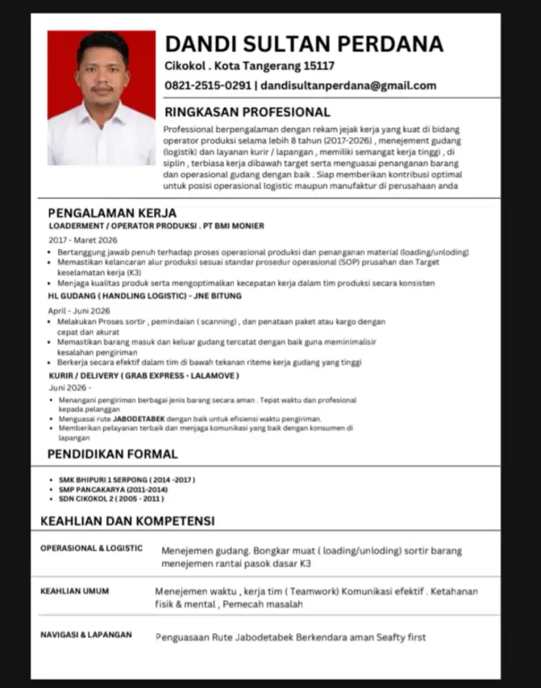Sedang mencari kerja