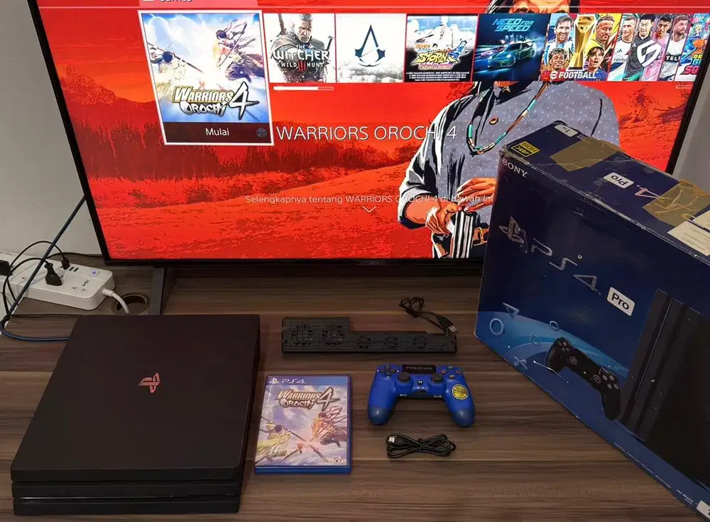 PS4 PRO 500GB Seri 72 + BD Warriorrs Orochi 4