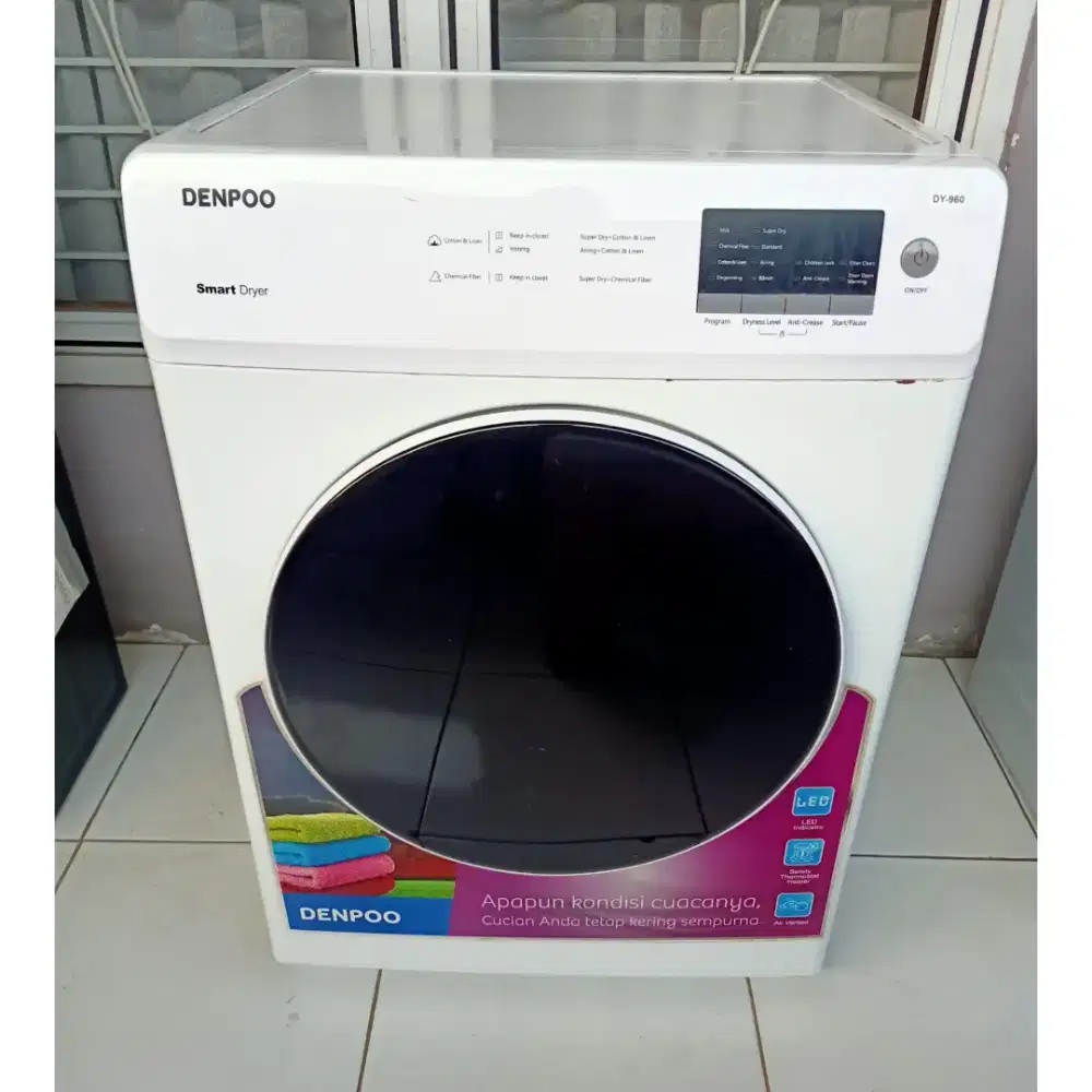 DRYER PENGERING PAKAIAN DENPOO 9KG