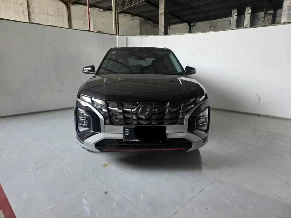 Low Km 24rban Hyundai Creta Prime AT ( Matic ) 2022 Hitam genap Mulus