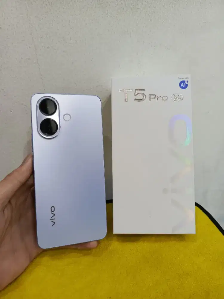 Vivo T5 Pro 5G 8/128 Masih Baru, Cuma open box, garansi setahun resmi