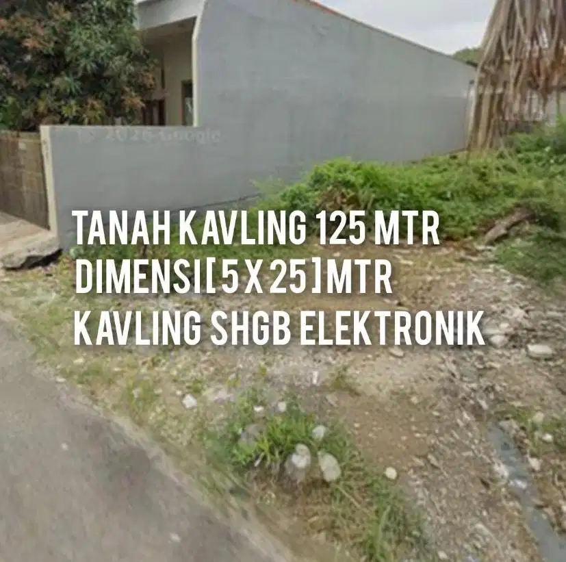 Tanah Kavling 125 meter di meruya selatan dkt palmerah jelambar slipi