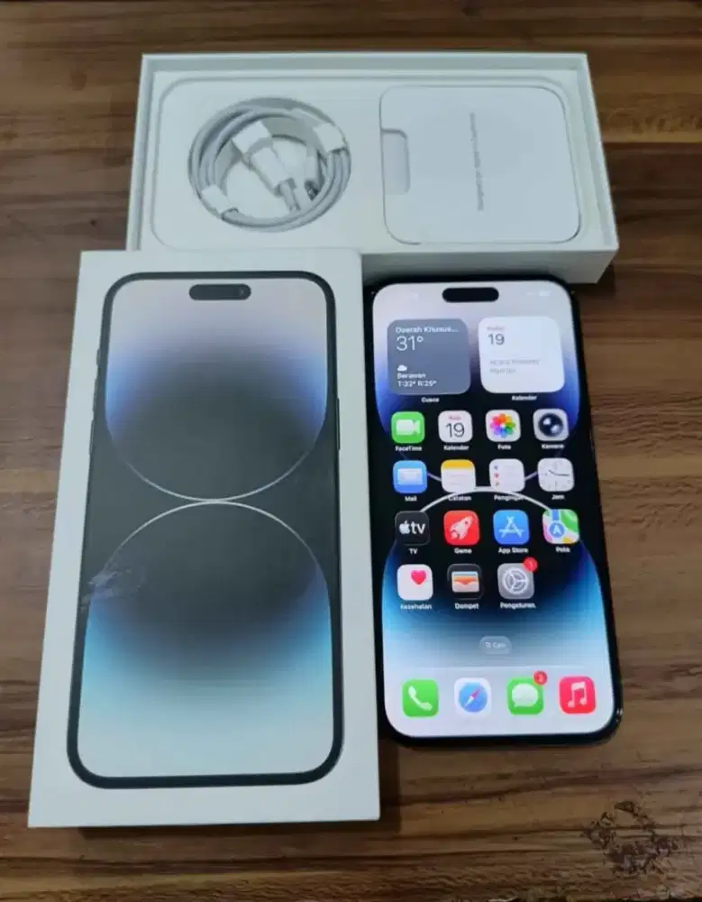 Dijual IPHONE 14 PROMAX 256GB   kondisi hp sangat mulus barang bagus,