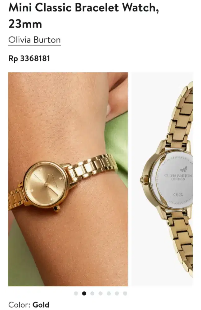 Jam Olivia burton Gold