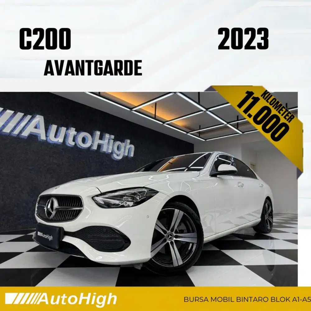 DP10% [Km11.000] C200 Avantgarde 2023 White Reg 2022 #AUTOHIGH