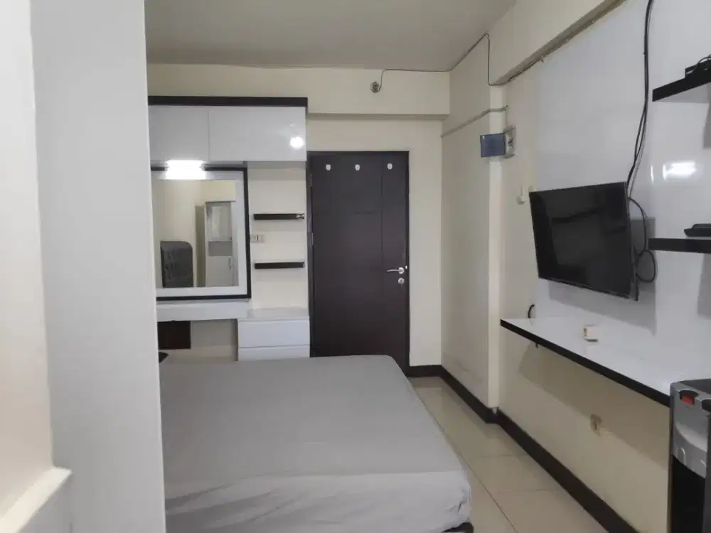Butuh Uang Cepat! Apartemen Studio Full Furnished 200 Jutaan Murah
