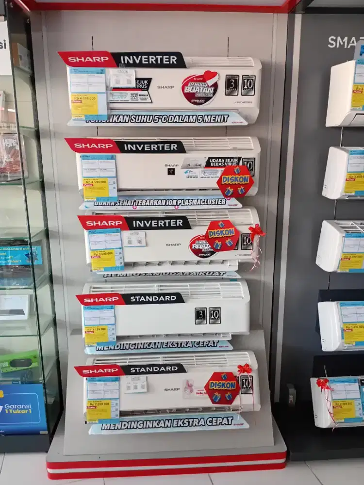 AC SHARP free pasang
