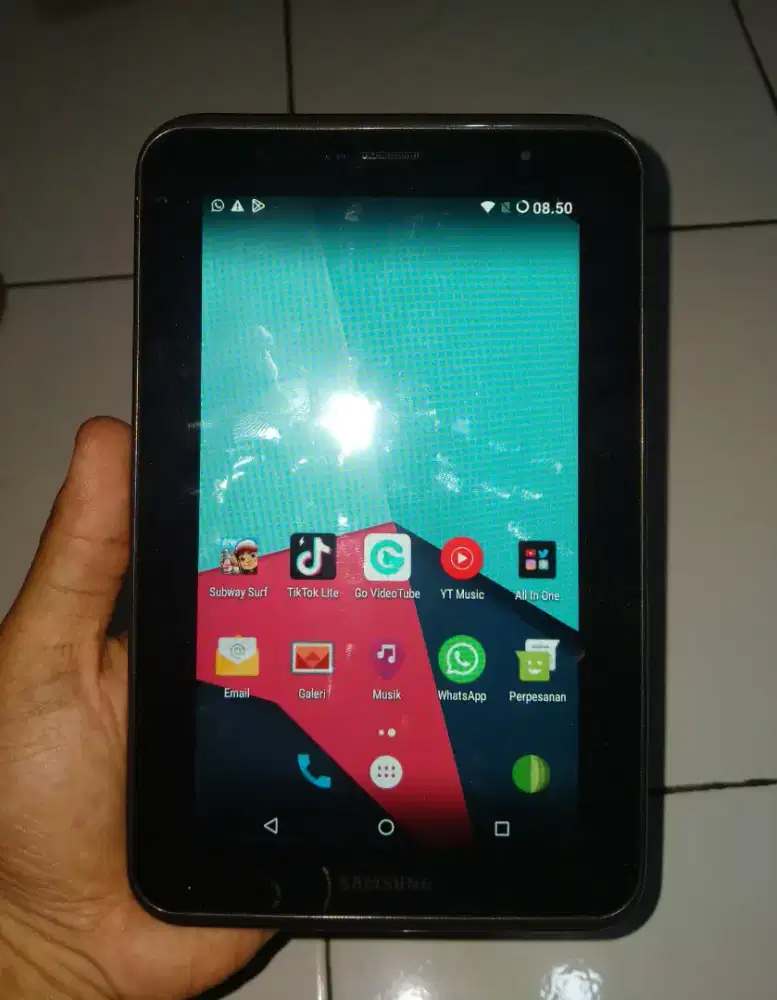 Tablet Samsung galaxy tab 2.bisa wa.bs playstore.game.musik