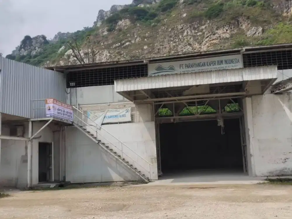 LELANG Murah Ex Pabrik Kapur Lokasi strategis di Raya Padalarang - Cipatat