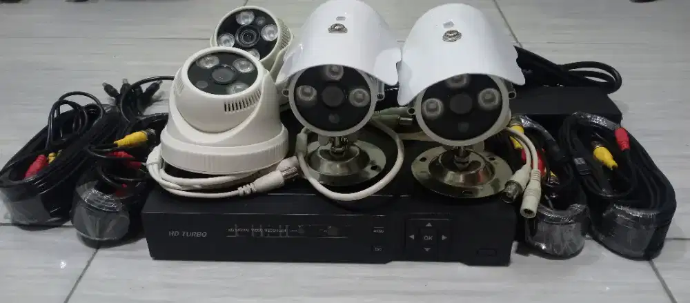 Paket cctv DVR 4 channel+320GB