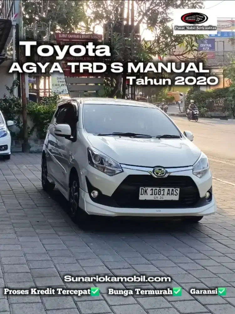 AGYA TRD S MANUAL 2020 ASLI BALI TANGAN PERTAMA SIAP PAKAI