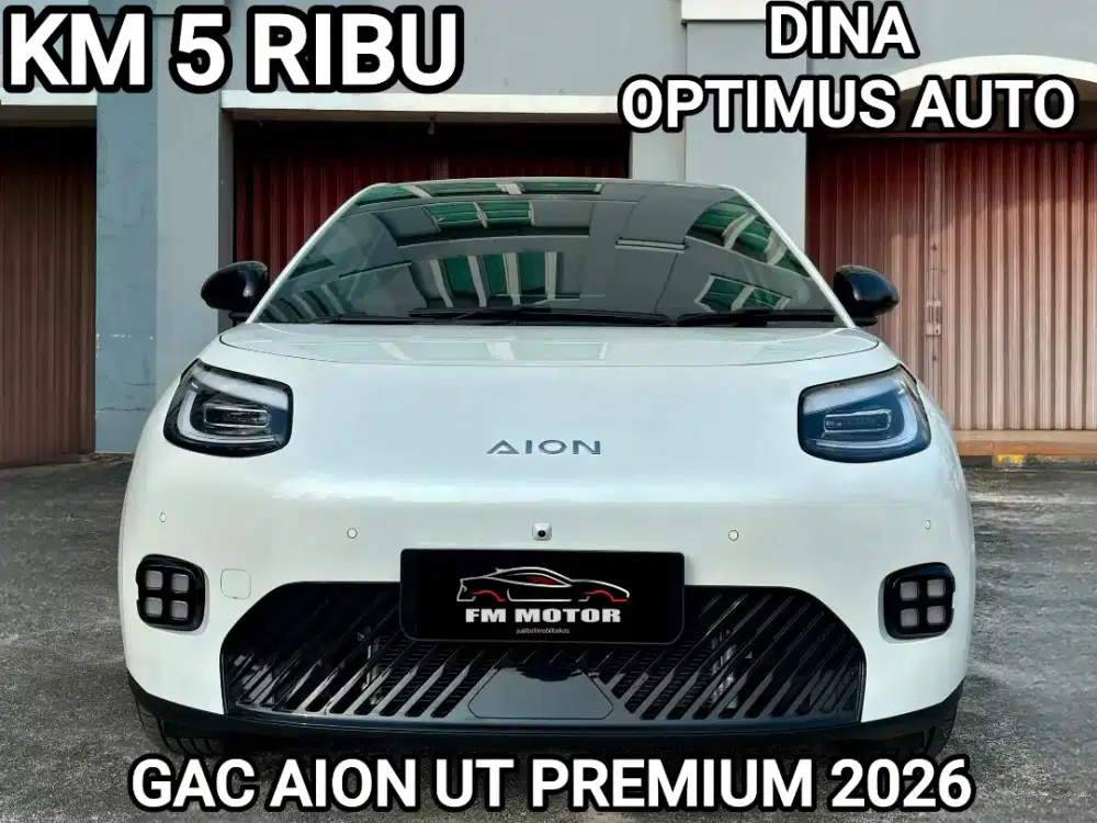 GAC AION UT PREMIUM 2026 EV AT, KM 5 RIBU, Pajak APRIL 2027